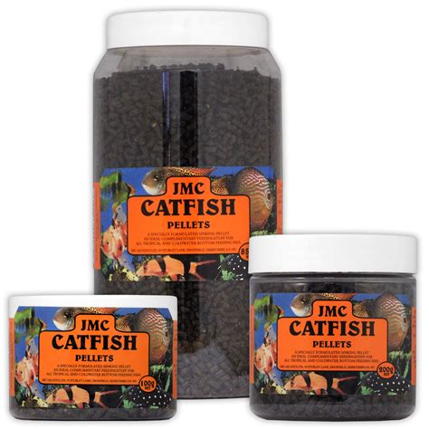 JMC CATFISH SINKING PELLETS 100g 200g 400g 850g FOOD TROPICAL COLDWATER ...