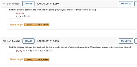 Solved 11 1 Points DETAILS LARCALC11 11 5 090 MY NOTES Chegg