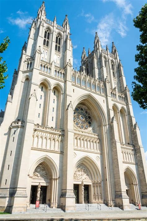 Washington National Cathedral In Washington Dc Editorial Stock Photo