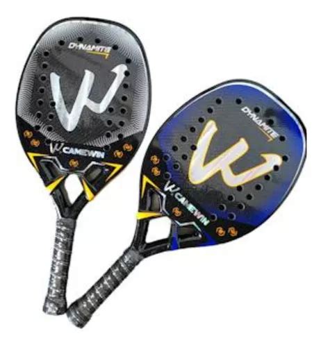 Kit Raquetes Beach Tennis Profissional Camewin Carbono K