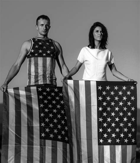 Premium Photo Couple In Love Celebrating Independence Day At Th Of July And Holding American