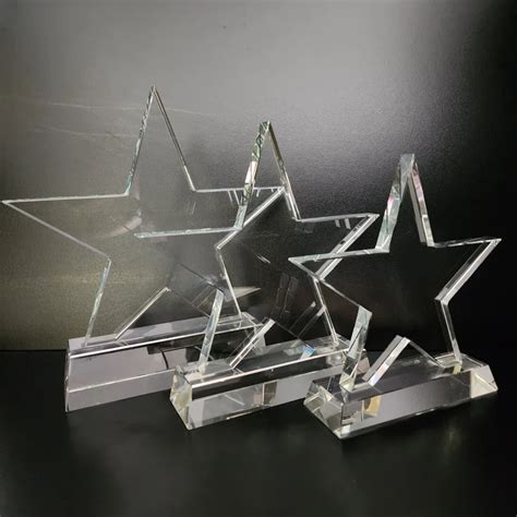 Star Glass Award Woolf S Trophies And Engravers