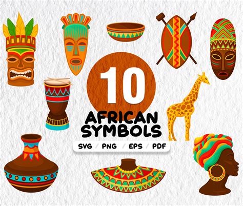 African Symbols Svg, African Symbols Vector, African Symbols Silhouette ...