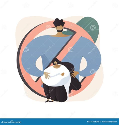 Sexual Harassment Abstract Concept Vector Illustration Stock Vector Illustration Of