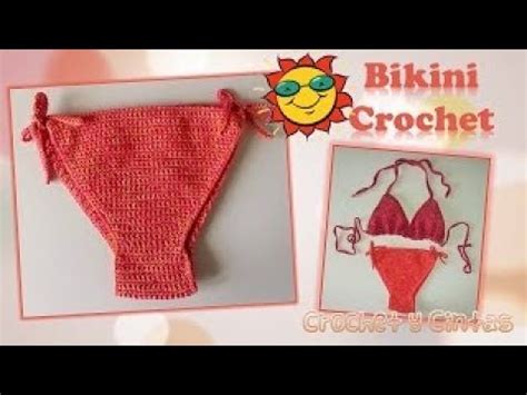 Bikini A Crochet Ganchillo Con Tela Tanga Paso A Paso Youtube