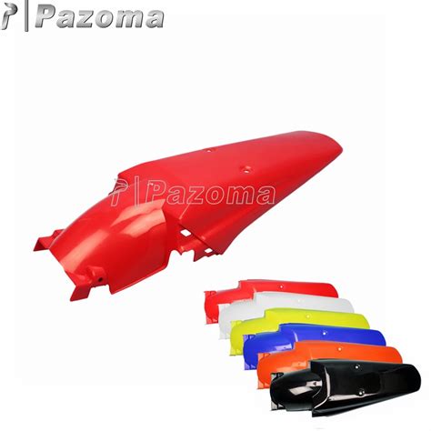 Pazoma Brand New Red Plastic Universal Supermoto Motorcycle Rear