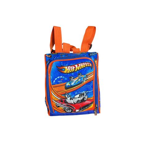 Lancheira Térmica Escolar Infantil Hot Wheels Pista Meninos Alça