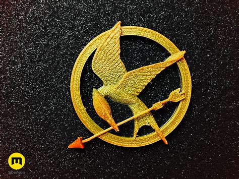 Mockingjay Pin - Hunger Games by 3Demon | Download free STL model ...