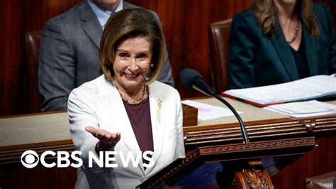 Speaker Nancy Pelosi Announces She Wont Seek New Term As House