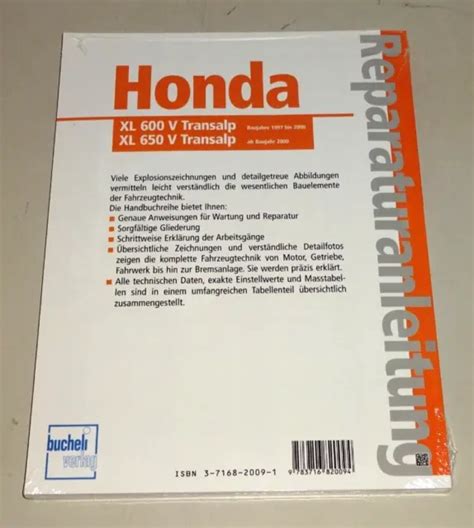 Reparaturanleitung Honda Xl V Transalp Xl