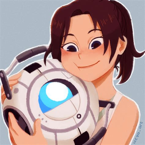 Portal 2 Chell Y Wheatley Portal Art Portal Game Portal Wheatley