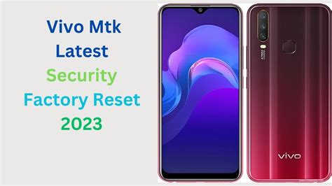 Vivo Y Latest Security Factory Reset Frp Preloader Auth Free