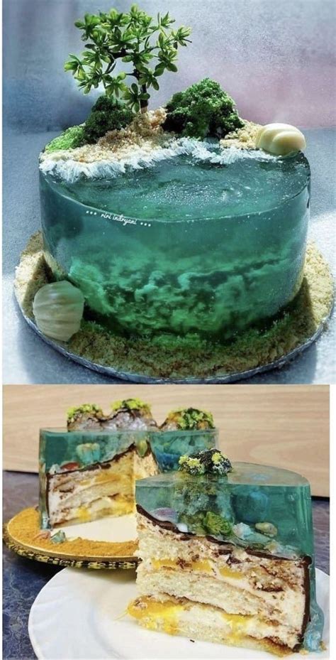 Pin By Alexandre Pereira On Doces Crazy Cakes Yummy Food Ocean Cakes