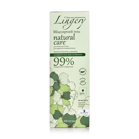 Мицеллярный гель для интимной гигиены Lingery Natural Care, 300 мл ...