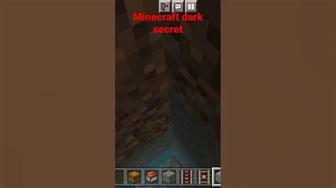 Minecraft Dark Secret😲😲 Minecraft Gaming Shorts Viral