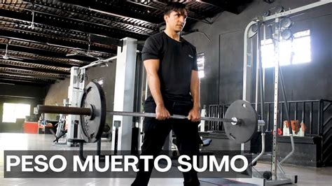 Peso Muerto Sumo Con Barra O Mancuernas Tutorial Youtube