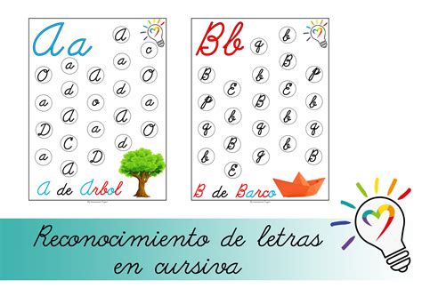 Reconocimiento De Letras En Cursiva My Homeschool Project