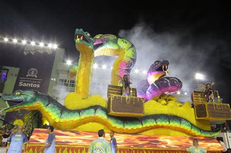 Unidos Dos Morros Tricampe Do Carnaval Santista Not Cia