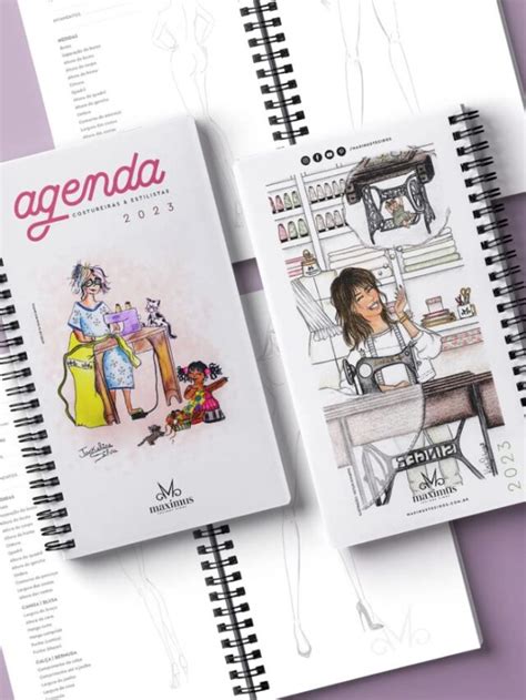 Agenda E Caderno De Medidas Para Costureiras Maximus Tecidos Blog