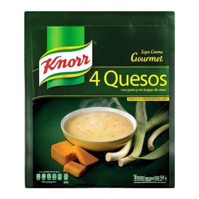 Sopa Crema Knorr Gourmet Quesos Con Poro G Walmart