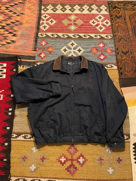 Polo Ralph Lauren Vintage 1990s Polo Ralph Lauren Harrington Classic Jacket Grailed