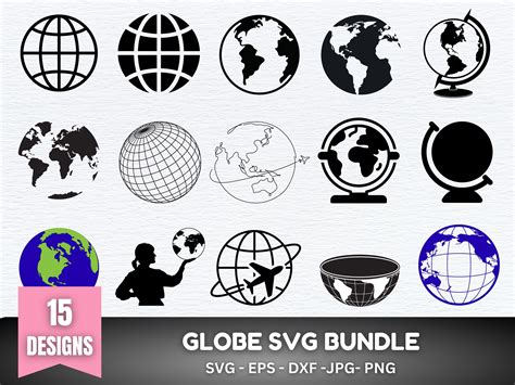 Globe Svg Bundle Globe Svg Earth Svg Snow Globe Svg World Svg