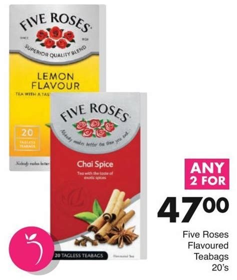 Five Roses Flavoured Teabags 20 S Offer At Save