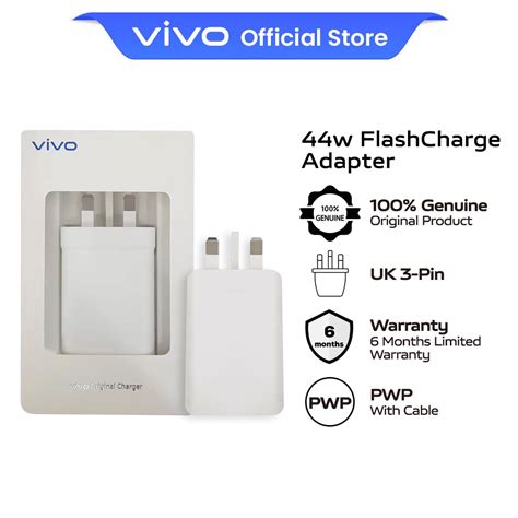 Vivo W Fast Charger Power Adapter Uk Pin Shopee Malaysia