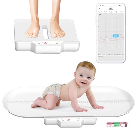 Baby Scale, Bluetooth Baby Scale Digital, 2 in 1 Toddler Scale ...