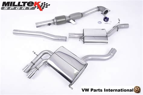 Audi A3 2 0t Fsi Quattro Sport Milltek Sport Performance Turbo Back Exhaust Inc Hi Flow Sports