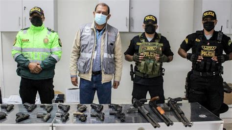 Sucamec Incauta Armas De Fuego A Empresa De Seguridad Privada De San