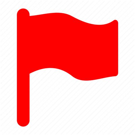 Alert, flag, important, mark, red icon