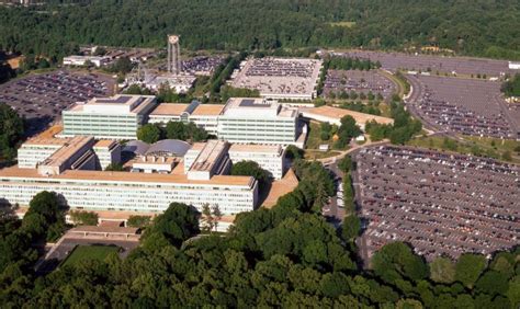 Aerial View Of The Central Intelligence Agency Headquarters The Mad