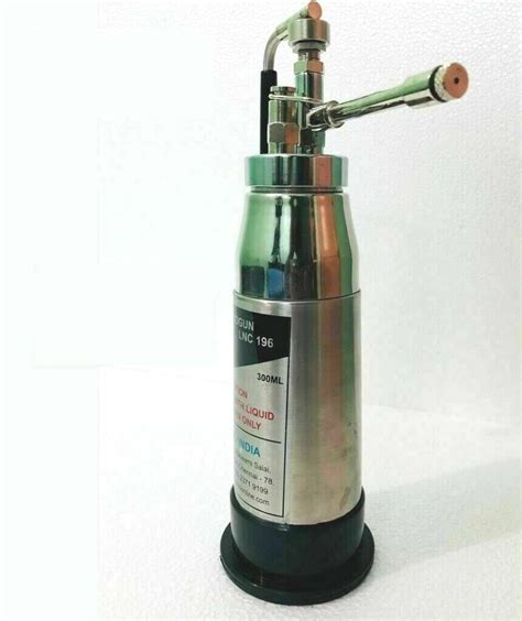 New Liquid Nitrogen Spray Mini Cryo Gun Liquid Nitrogen Gun Sprayer With 5 Nozzles 350 Ml