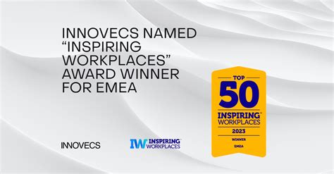 Innovecs Named A Winner In The Inspiring Workplaces Awards For Emea