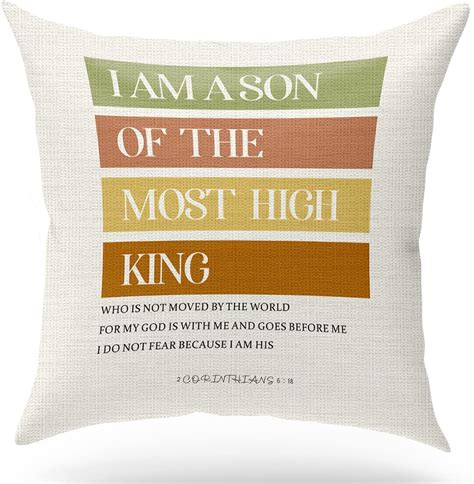 Amazon Scripture Sayings Throw Pillow Cover Cushion Case