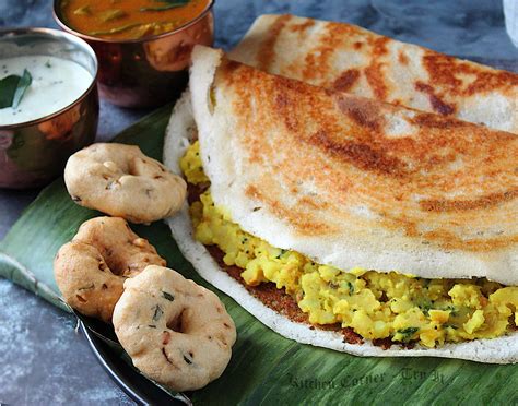 Crispy Masala Dosa-South Indian Crepes with Potato Filling/How To ...