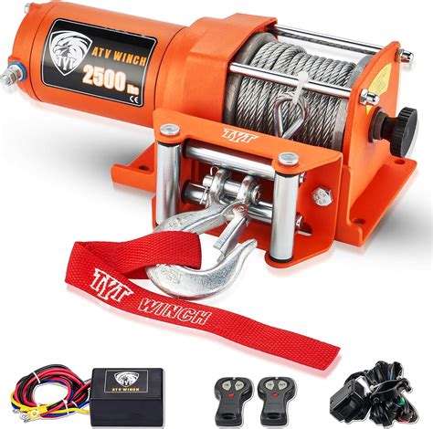 TYT 2500 Lb ATVUTV Electric Winch Kits 12V Steel India Ubuy