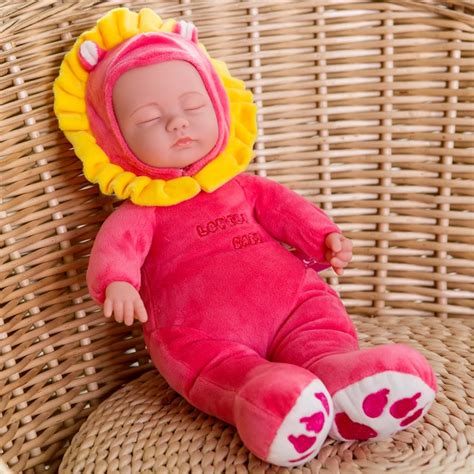 Lovely Simulation Sleeping Doll Plush Sleeping Toy Kids Toy Birthday