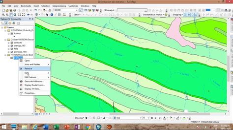 Mediciones De Orientaci N De Plano Arcgis Azimut Y Buzamiento Dip