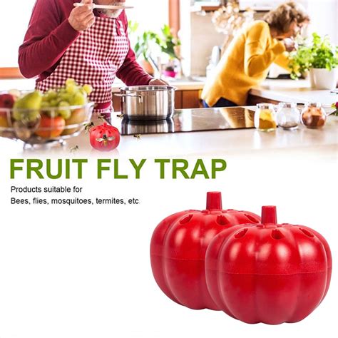 2 Pack Fruit Fly Trapsgnat Traps For Indoor And Outdoor Reusable