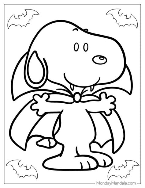 Snoopy Coloring Pages To Print