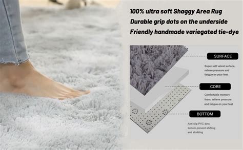 Amazon Rainlin Super Soft X Shaggy Area Rug For Living Room