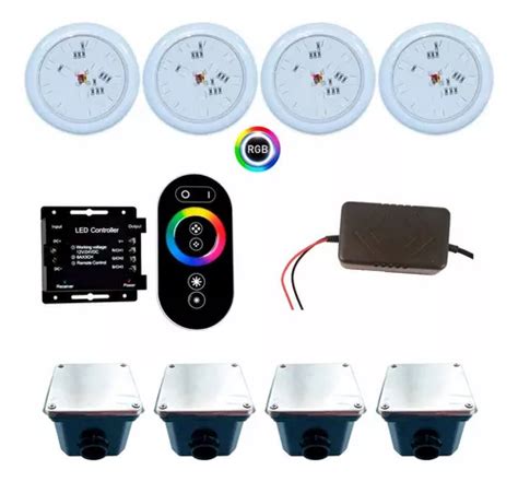 Kit completo de iluminación para piscinas Led Rgb de 7x3 MercadoLibre