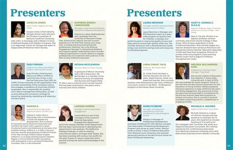 2019 Early Educators Leadership Conference Program PDF