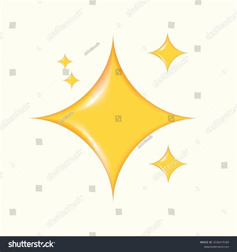 Star Emojis Sparkle Emoji Emoji Illustration Stock Vector (Royalty Free ...