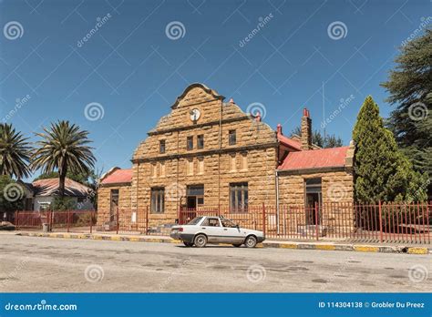 Historic Sandstone Town Hall in Clocolan Editorial Stock Photo - Image ...