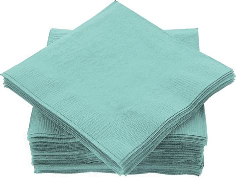 Amazon Cocktail Napkins Disposable Light Blue Beverage Napkins