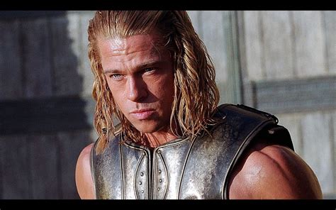 Why isn't Brad Pitt proud of his role as Achilles in the blockbuster Troy?