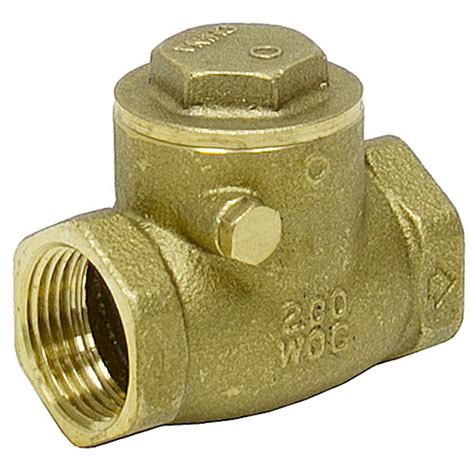 3/4 IPS 200 PSI BRASS CHECK VALVE